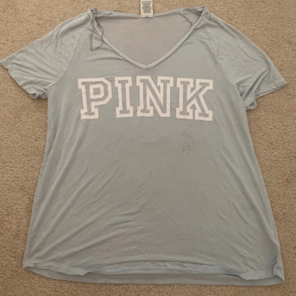 Pink Victoria's Secret Mint T-Shirt
